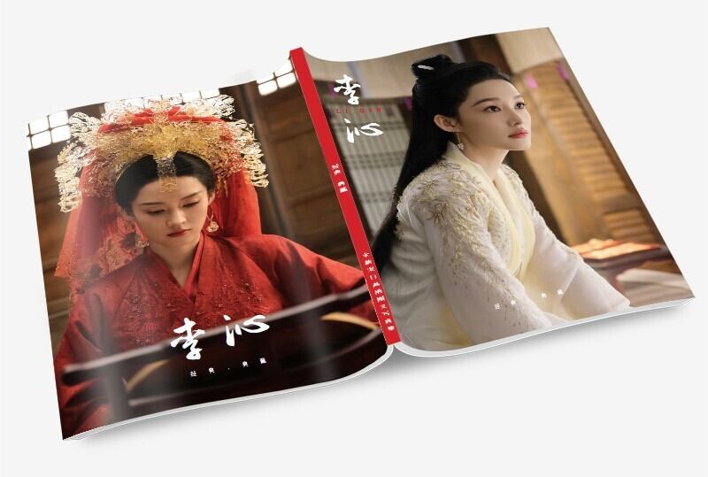 俳優『リー・チン（李沁）』写真集1冊 A4ポスター4枚 しおり4枚 LOMOカード10枚 - 華流グッズストア