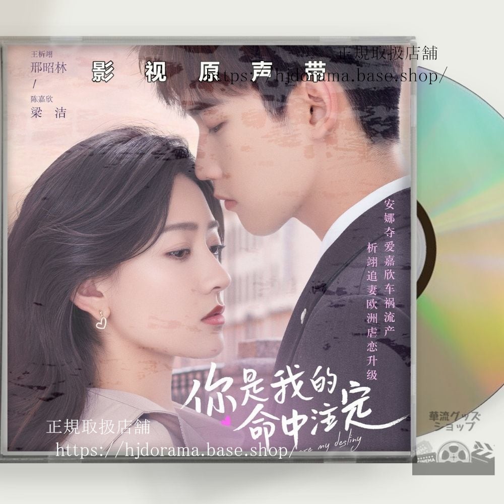 中国ドラマ　運命100％の恋 OST1CD 11曲 袮是我命中注定 You are my destiny - 華流グッズストア