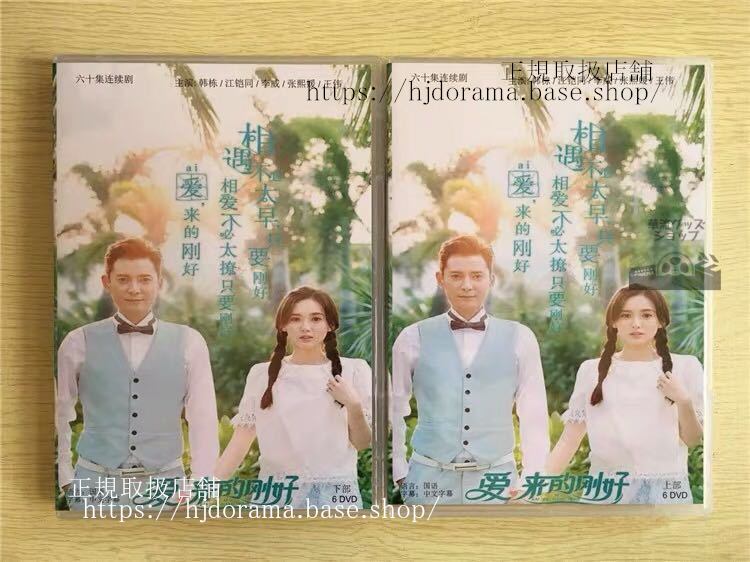 『愛来的剛好』DVD-BOX Love Just Come 韓棟 ハンドン 江鎧同 全話 中国盤 未使用 - 華流グッズストア