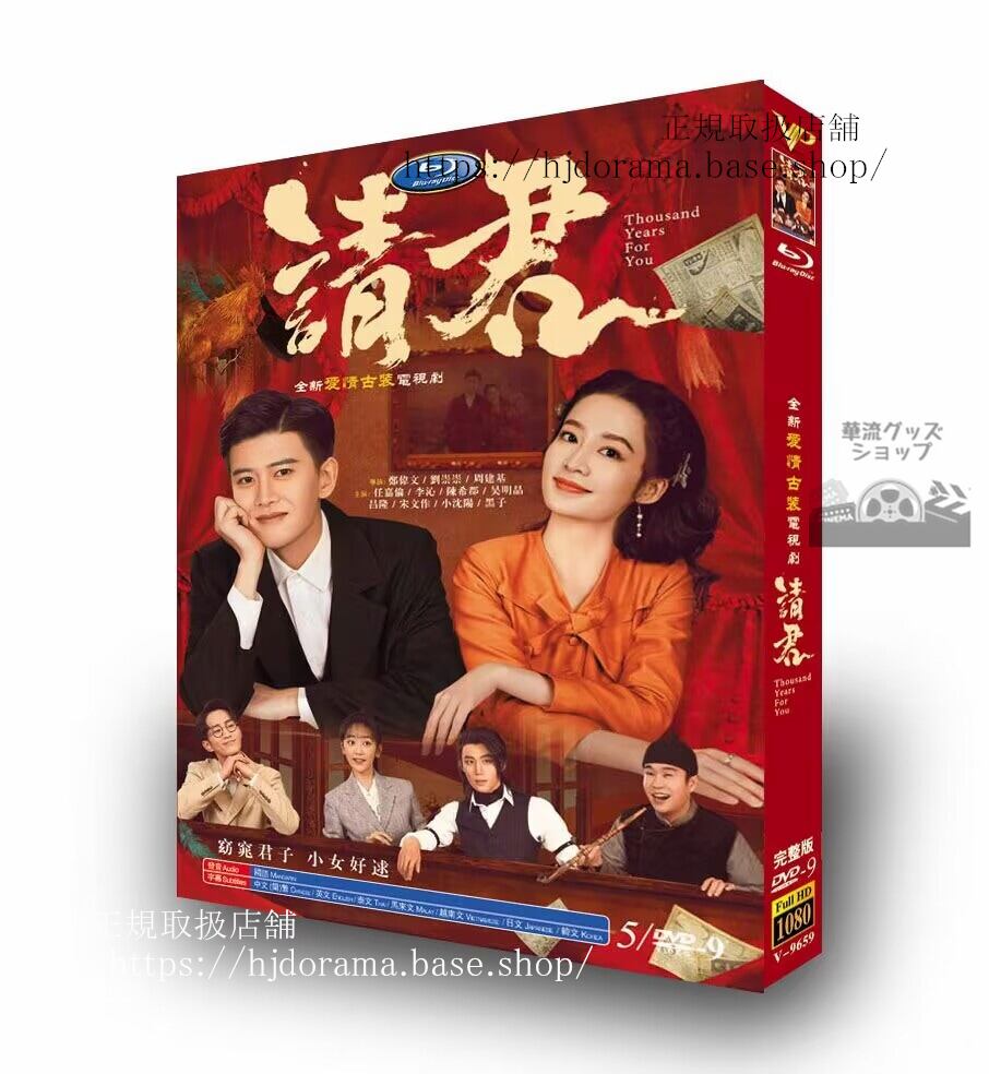中国ドラマ日本語字幕付き 『請君／Thous ars For You』アレンレン リーチン主演　2022 DVD-BOX 全話 海外盤 - 華流グッズストア