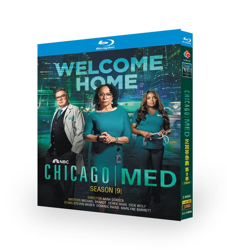 『 Chicago Med Season 9 (2024)』ブルーレイ2-DISC[Blu-ray-BOX]高画質海外盤正規品 - 華流グッズストア