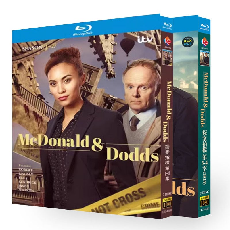 「マクドナルド＆ドッズ 窓際刑事ドッズの捜査手帳 シーズン3-4」ブルーレイ2-DISC[Blu-ray-BOX]高画質海外盤正規品 - 華流グッズストア