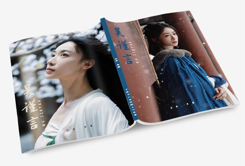 俳優『ウー・ジンイェン（??言）』写真集1冊 A4ポスター4枚 しおり4枚 LOMOカード10枚 - 華流グッズストア