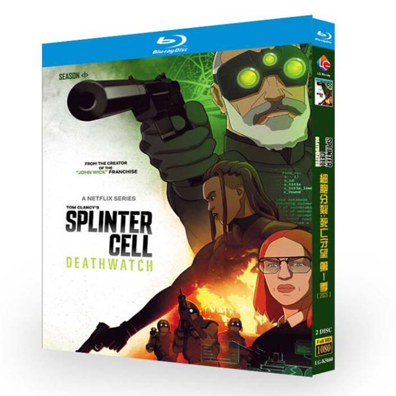 アニメ『スプリンターセル: デスウォッチ』日本語字幕ブルーレイ[Blu-ray-BOX]2 -DISC - 華流グッズストア