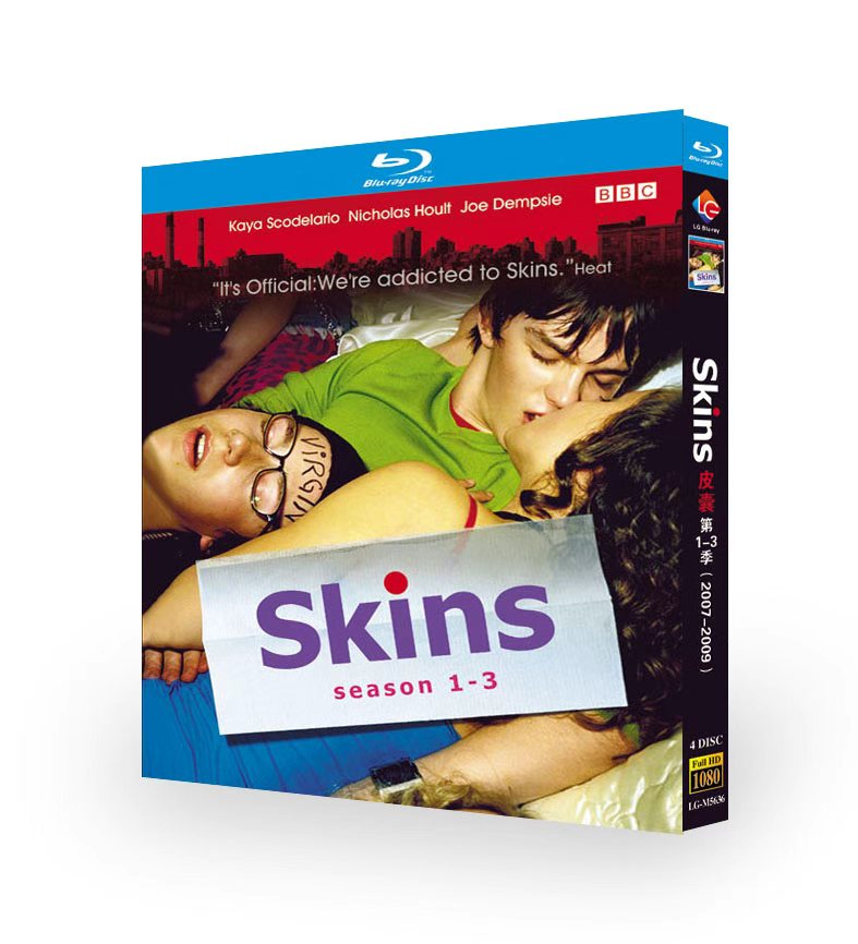 海外ドラマ『Skins-スキンズ　シリーズ1-3』日本語字幕ブルーレイ[Blu-ray-BOX]4 -DISC
